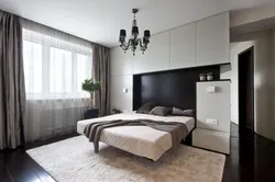 Bedroom design with a window 14 sq m