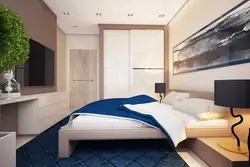 Дызайн спальні з акном 14 кв м