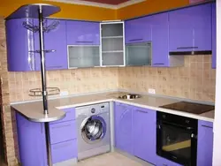 Кухонные гарнитуры с барной стойкой для маленькой кухни угловые фото