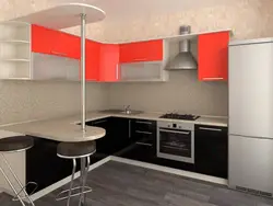 Кухонные гарнитуры с барной стойкой для маленькой кухни угловые фото