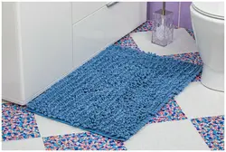 Rug in the bathroom in the interior photo