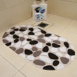 Rug in the bathroom in the interior photo