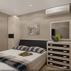 Маленькая спальня с комодом дизайн