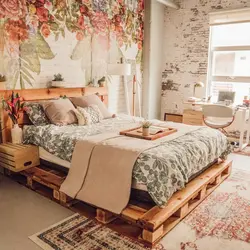 Спальни в деревенском стиле фото интерьер