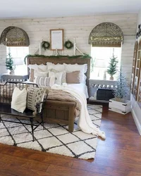 Rustic Bedrooms Photo Interior