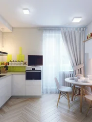 Kitchens in a 1-room apartment photo