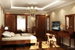 Bedrooms with dark furniture modern design
