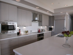 Kitchen in modern style photo interior