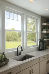 Kitchen for home photo near the window