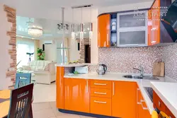 What Colors Go With Orange Kitchen Photo