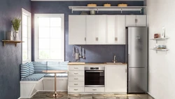 How to install a refrigerator in the kitchen photo