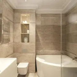 Bathroom Design In Light Beige Tones
