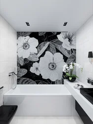 Black and white bath photo for small bathrooms