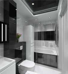 Black and white bath photo for small bathrooms