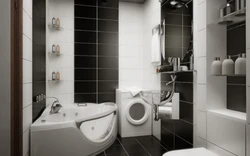 Black And White Bath Photo For Small Bathrooms