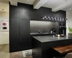 All black kitchens see photos