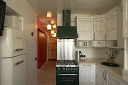 Kitchen interior design with gas stove