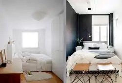 How to visually enlarge a small bedroom photo