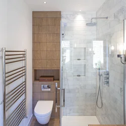 Bathroom with shower cabin design 7 sq m