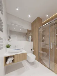 Bathroom with shower cabin design 7 sq m