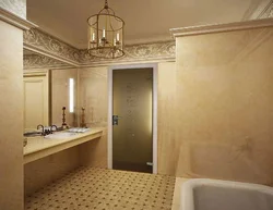 Bathroom Tiles And Plaster Interior