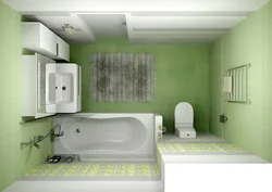 Bath Design With Toilet 2X2