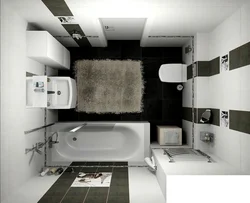 Bath Design With Toilet 2X2