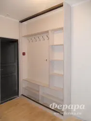 Built-in wardrobe in the hallway photo inside photo