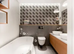 Vanna otağı dizaynı 5 kvadrat metr duş və tualet ilə