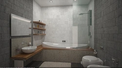 Интерьер ванной 3d