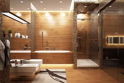 Bathroom interior 3d