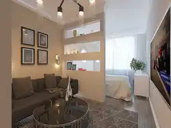 Дизайны залов в квартире с перегородкой