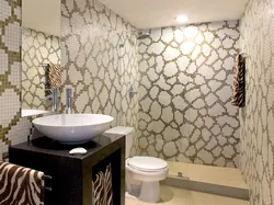 Bathroom design wallpaper and tiles