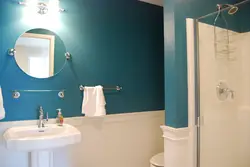 How to paint a bathroom with paint design photo