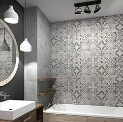 Bathroom design wall tiles