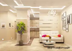 Modern living room hallway design