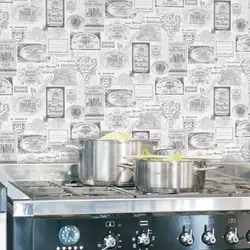 Wallpaper For Kitchen Interior Design Washable