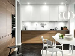 Kitchen Design Up To The Ceiling In A Modern Style