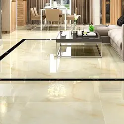 Living room tile floor design