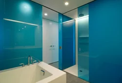 Glass In The Bathroom Interior Photo