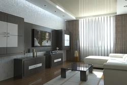 Design of a square living room in a house