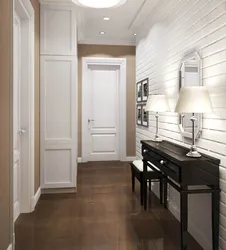 Photo of hallway design with white doors