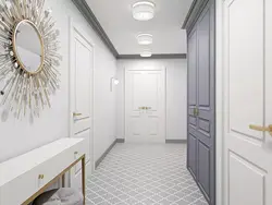 Photo Of Hallway Design With White Doors