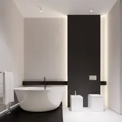 Современный дизайн ванны минимализм