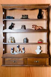 Wall shelves for the kitchen photos in the interior with your own