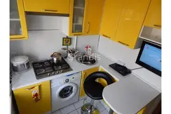 Kitchen design 5 meters with gas stove