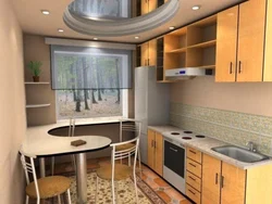 Kitchen design 5 meters with gas stove