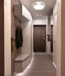 Small stylish hallways in a modern style photo
