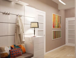 Small stylish hallways in a modern style photo