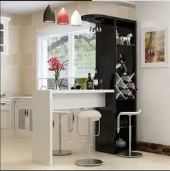 Kitchen photo with bar counter your home